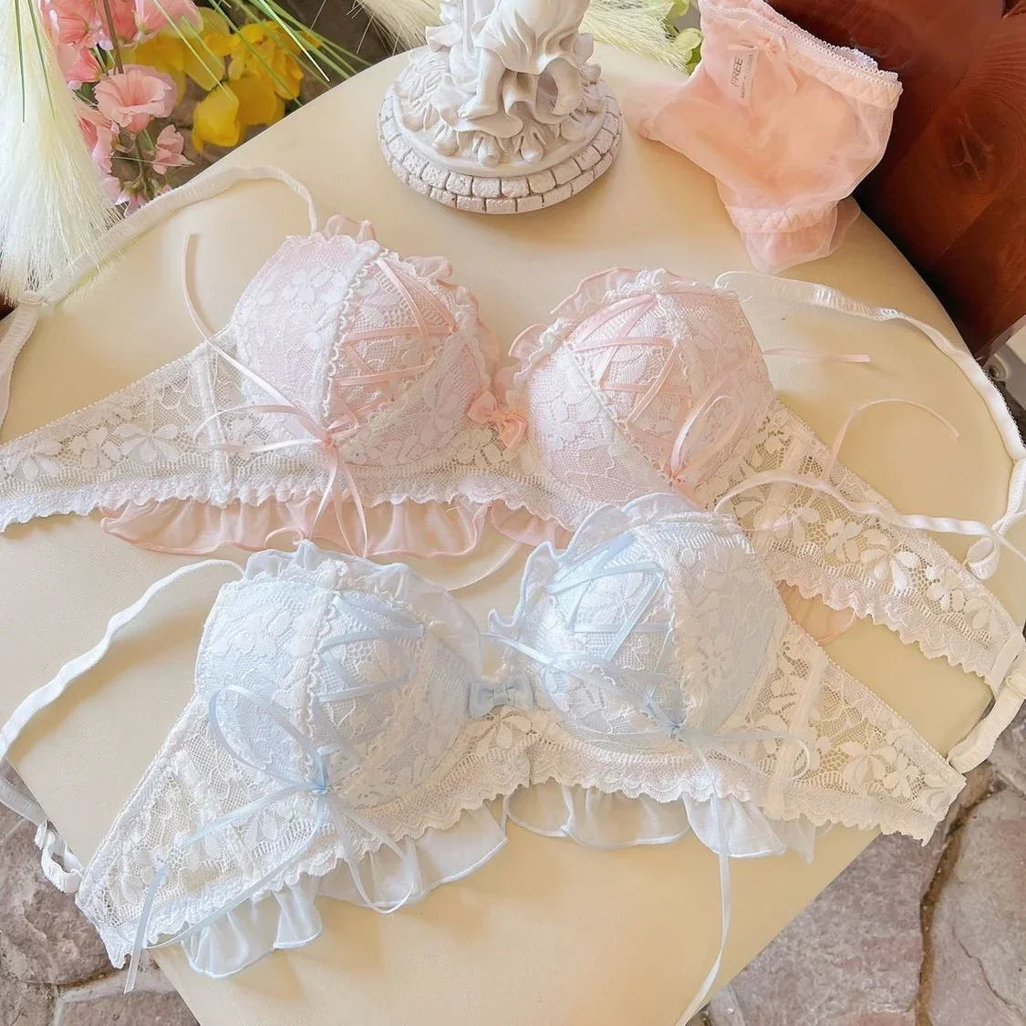 Soutien-gorge Push-Up Lolita Dentelle — Style Japonais Princesse