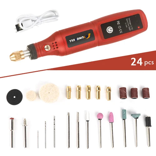 Mini perceuse électrique USB, stylo de gravure sans fil, Rechargeable, outils Dremel, outil rotatif, perceuse à main sans fil, Mini Machine à polir