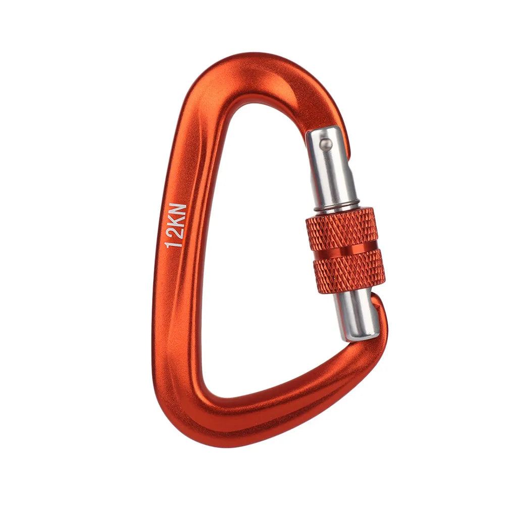 Accessoires de verrouillage principal de sécurité en aluminium de qualité, équipement de protection d'alpinisme, mousqueton professionnel, crochets pour clés d'escalade