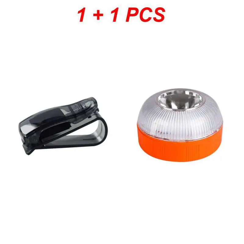 Balise de Secours V16 Homologuée DGT 2024 — LED, Rechargeable, Induction Magnétique, Espagne