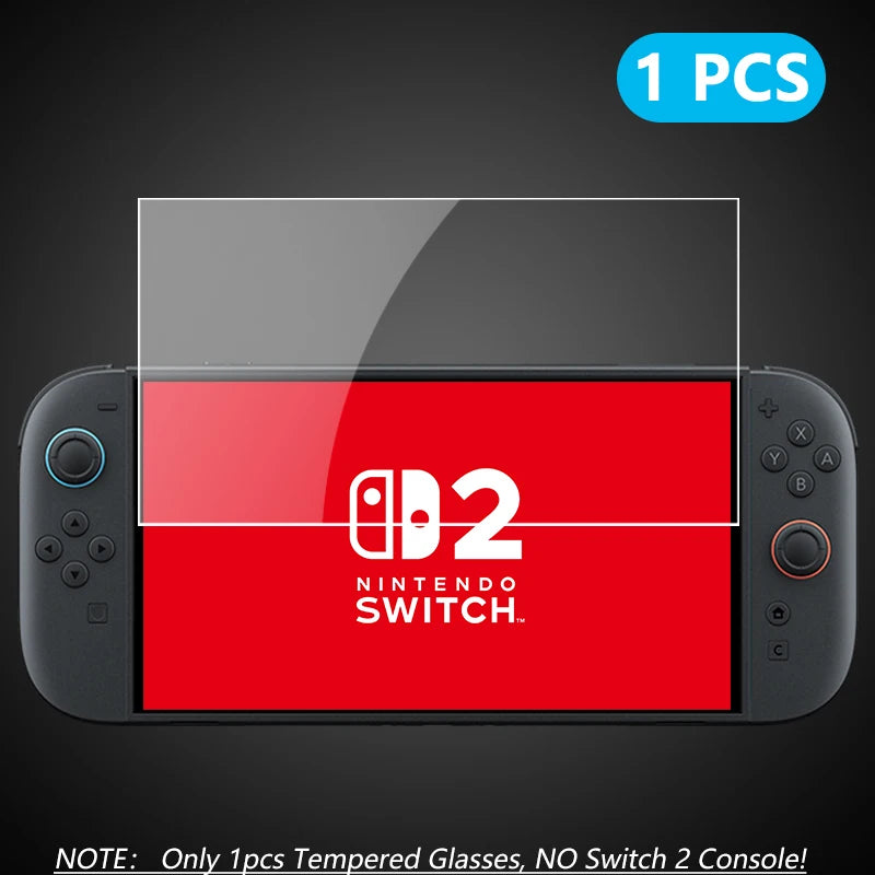 Protecteur d'écran en verre trempé HD pour console portable 2025 — transparent, anti-rayures
