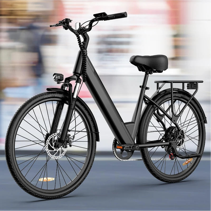 26x2 inch 750W Electric Bicycle Tires, 48V, 10.4ah, Detachable LCD Display, 20MPH Speed, 7-Speed Hydraulic Disc Brakes for Adults