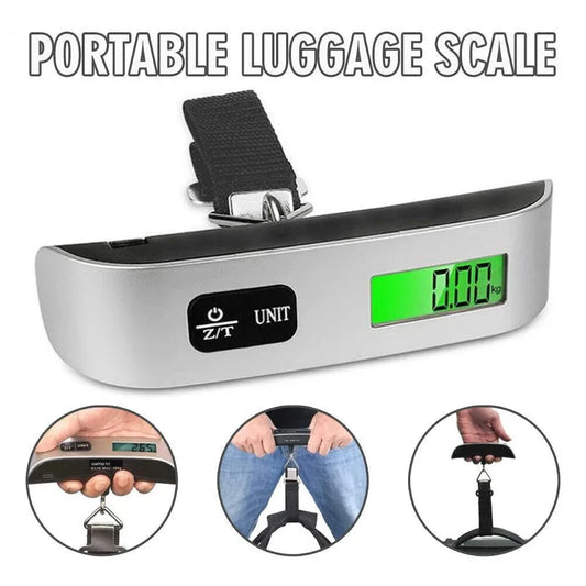 110lb 50kg Luggage Scale Portable Digital Hanging Travel Suitcase Weight Scale