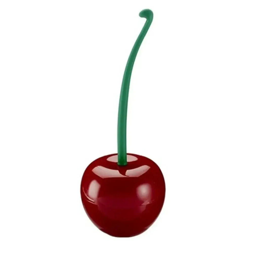 Juego de escobillero rojo, creativo y encantador, sin forma, accesorios de baño, 1 pieza