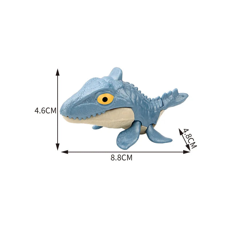 Dinosaure jurassique Triceratops tyrannosaure, modèle de jouets pour enfants, dinosaures créatifs pour mordre les doigts, jouet interactif, cadeau pour garçon