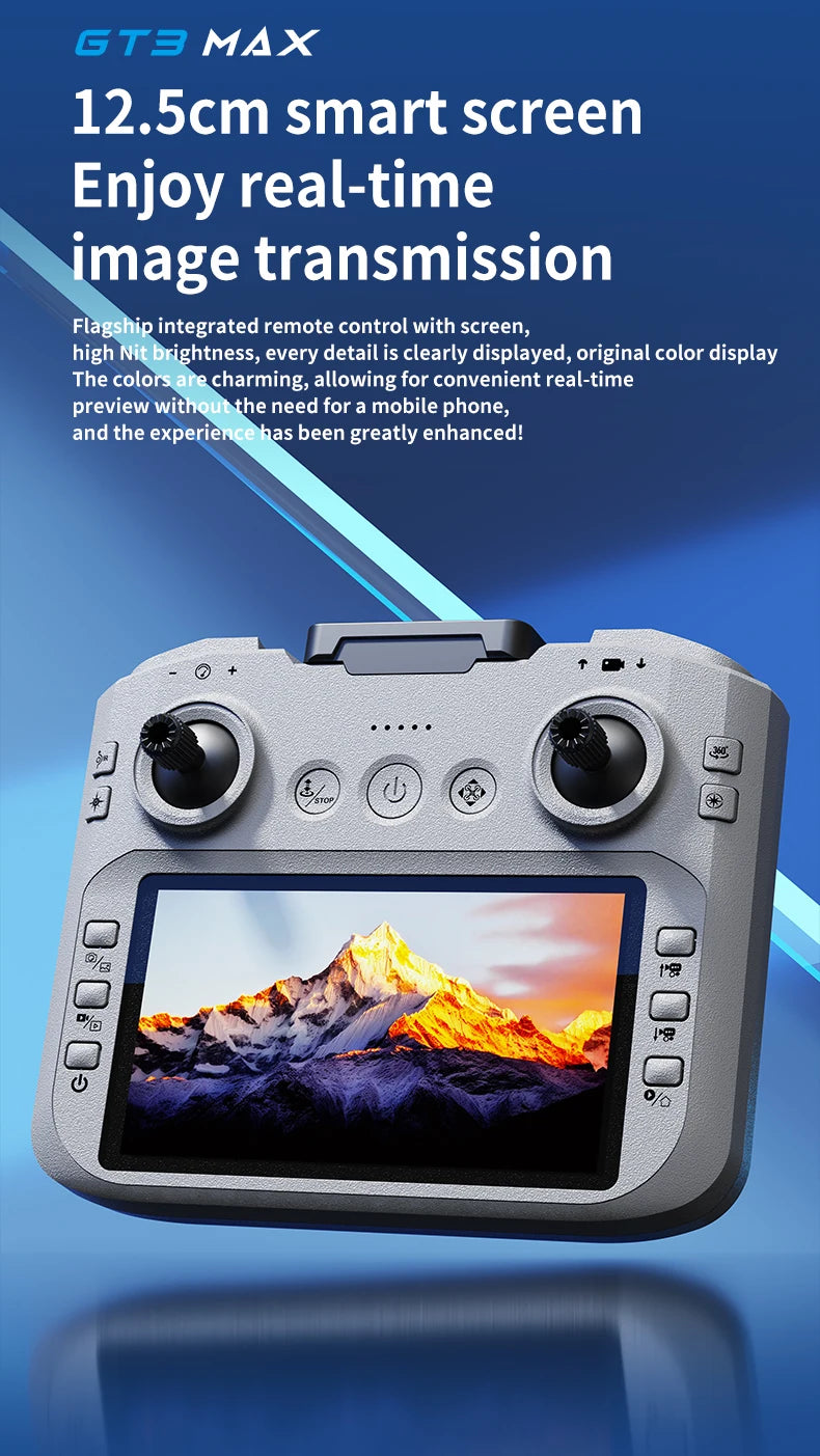Drone Lenovo Gt3 Max 8k Hd Fotografía Aérea Pantalla Grande Posicionamiento de Flujo Óptico Motor Sin Escobillas Evitación Inteligente de Obstáculos