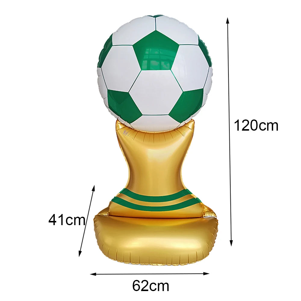 Ballons Aluminium Thème Football — Décoration Fête Anniversaire & Baby Shower Enfant