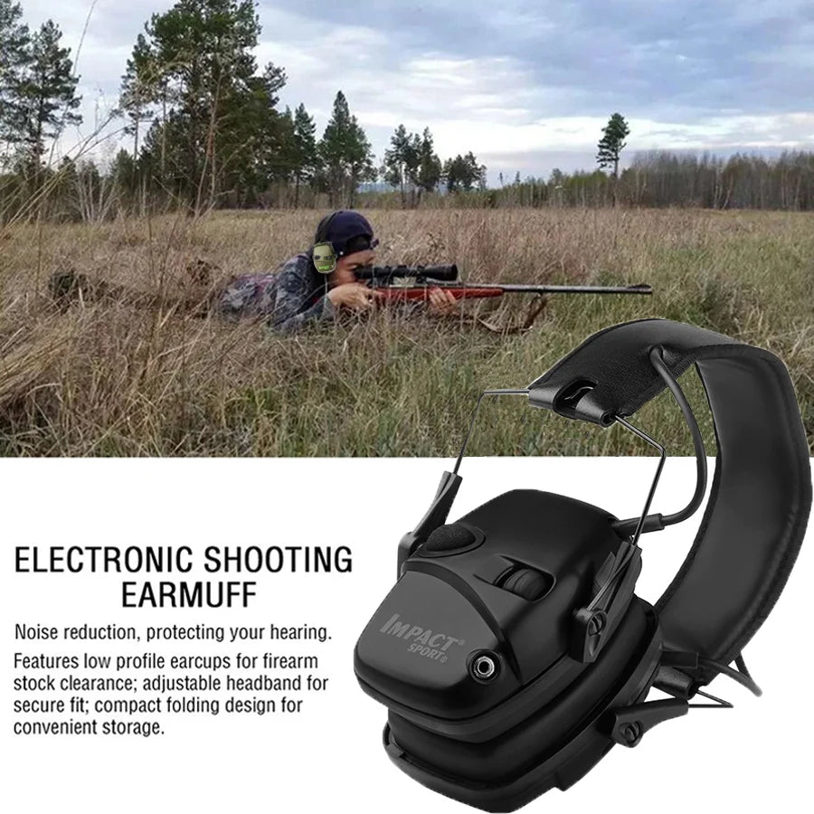 Casque antibruit de tir électronique DulElectronic, casque antibruit, amplification du son porteurs, oreille de chasse auditive, sports de plein air, original