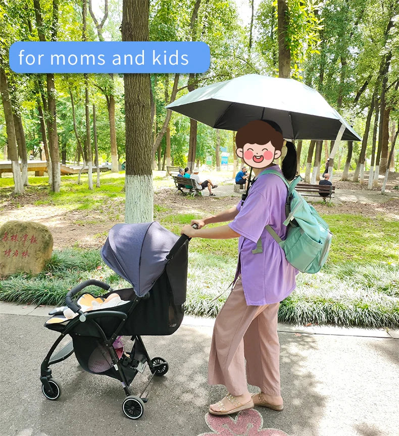 Clip Parapluie pour Sac à Dos Mains Libres — Randonnée & Trekking Léger