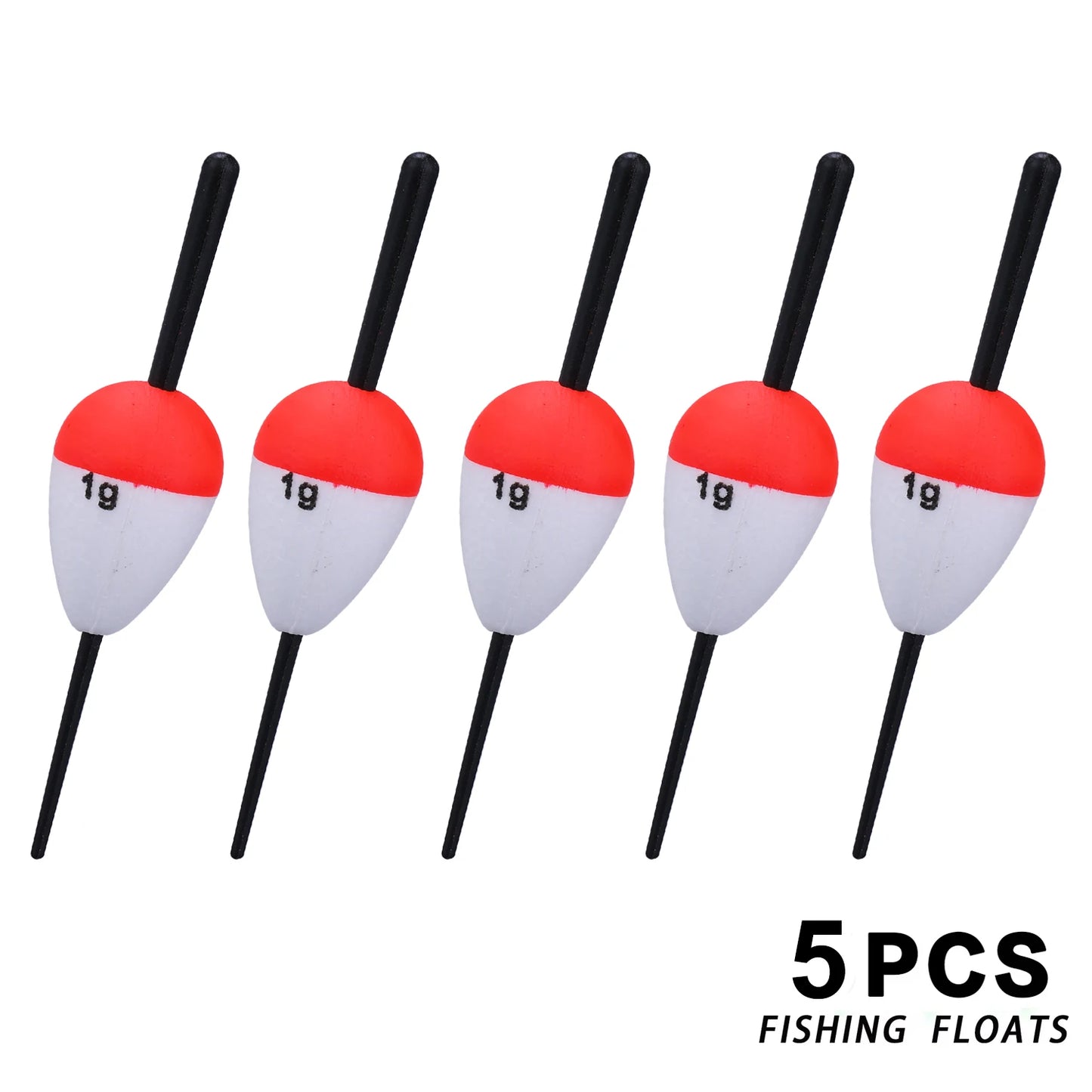 Sougayilang Kit de flotadores de pesca de 5/8 piezas, material EVA, accesorios de boya vertical profesional, flotador de pesca