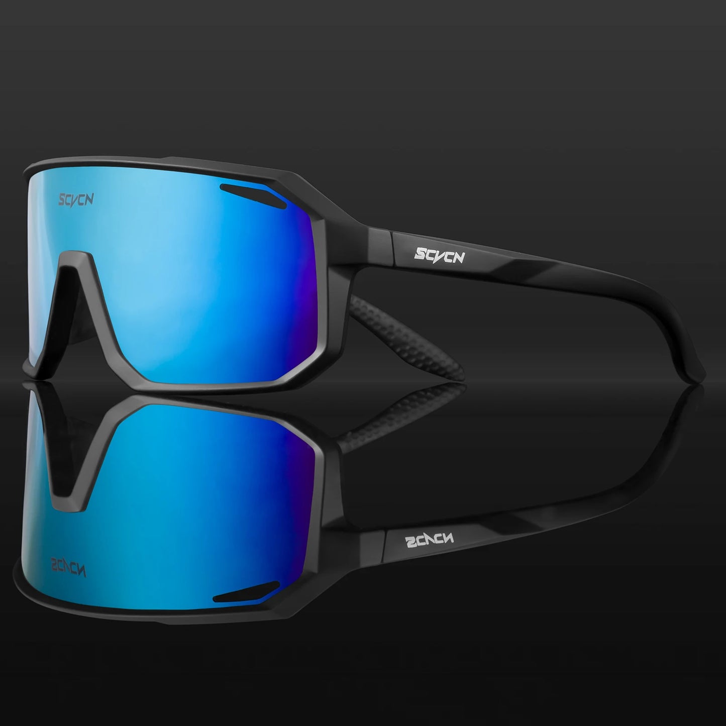 SCVCN Gafas de sol de ciclismo para hombre y mujer, MTB, bicicleta de carretera, gafas de conducción, deportes al aire libre, gafas de correr UV400, gafas de senderismo