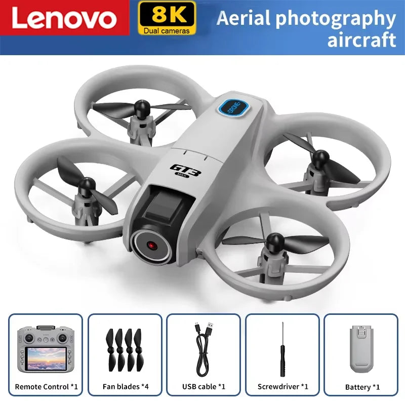 Drone 8K HD — grand écran, flux optique, moteur brushless, évitement intelligent d'obstacles, UAV