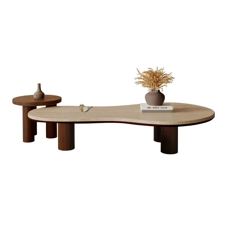 Unique Coffee Table for a trendy eclectic minimalist living room Modern Wabi Sabi Coffee Table Home furniture