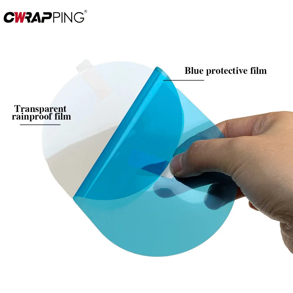 4 Pieces Car Waterproof Film 2 Automatic Rearview Mirror 2 Side Windows Waterproof Anti-fog Film Car Stickers for Car Accessory