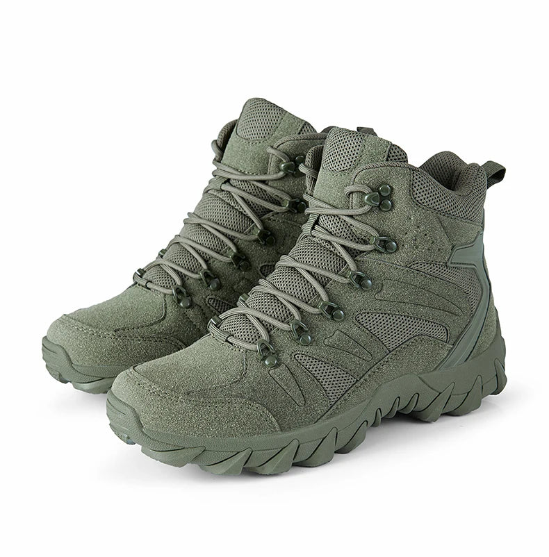 Tactiques améliorées bottes d'entraînement de Combat mâle en plein air Camping Anti-usure réponse rapide chaussures de randonnée pêche chasse baskets hommes