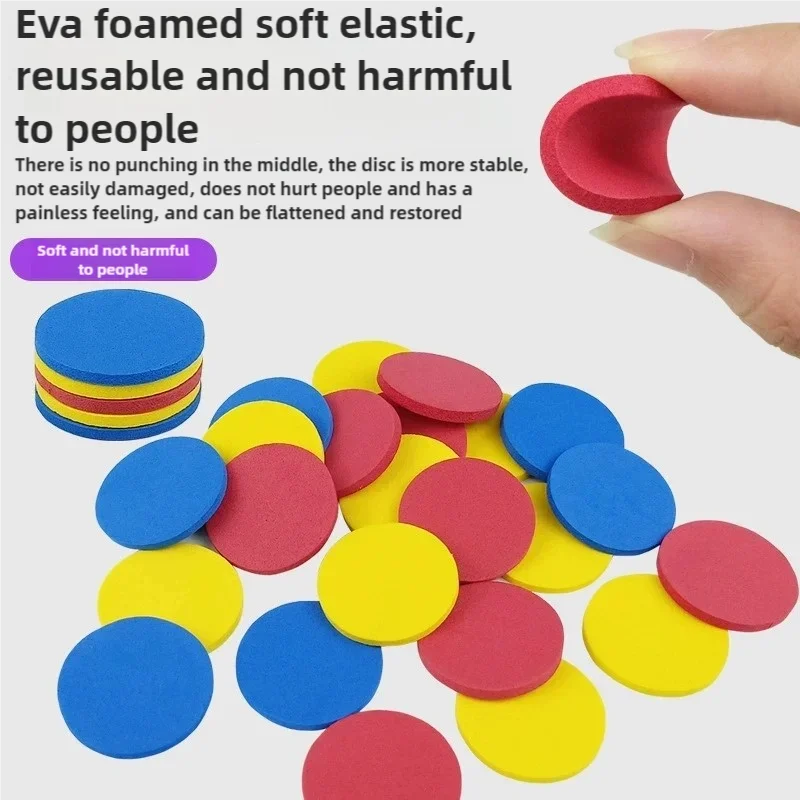 Pistolet à disque volant EVA à Double joueur, jouet de tir interactif Parent-enfant avec balles souples pour enfants, jeu de sécurité intérieure et extérieure