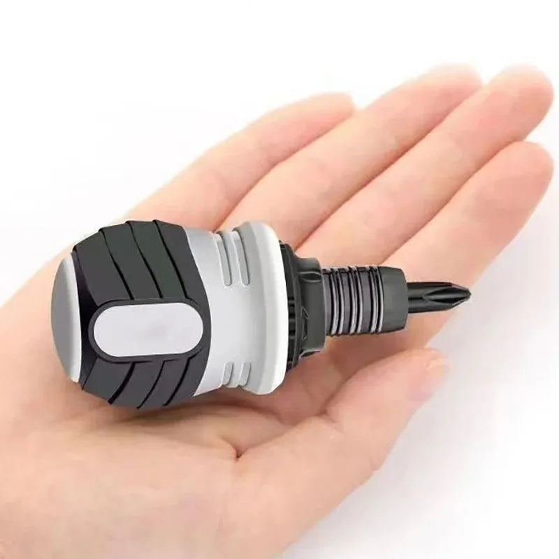 Nouveau jeu de tournevis à cliquet, tournevis à tête de radis de forme courte à double usage, tournevis à haute dureté, tournevis à économie de main-d'œuvre, outils de bricolage