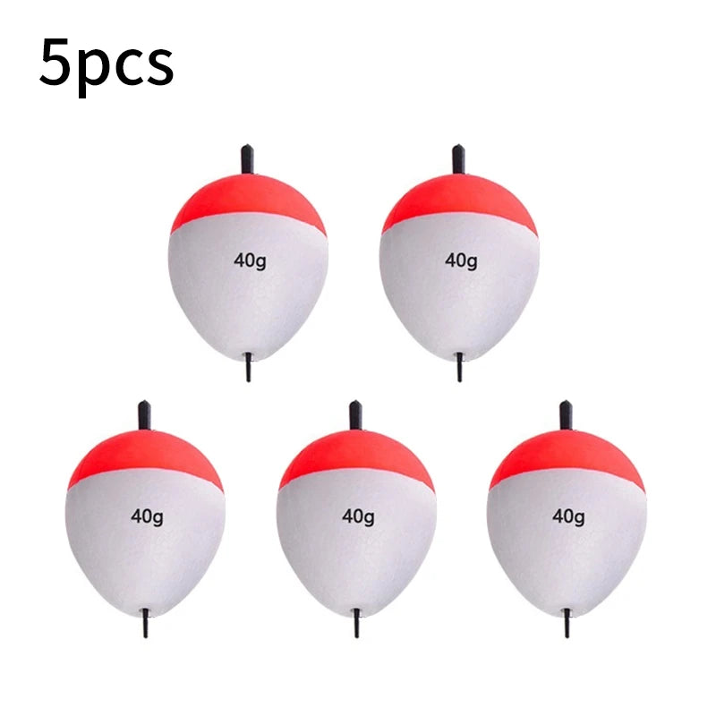5 piezas flotadores de pesca de espuma EVA flotadores de pescado cebo boyas de pesca 2g/3g/5g/10g/15g/20g/35g/40g/60g boya Flotador accesorios de pesca