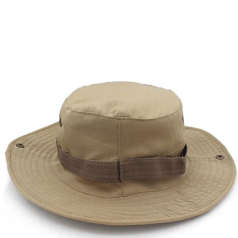 Chapeau de soleil pour hommes et femmes, casquette de Camouflage, pour Sports de plein air, seau, pêche, randonnée, chasse, 60CM