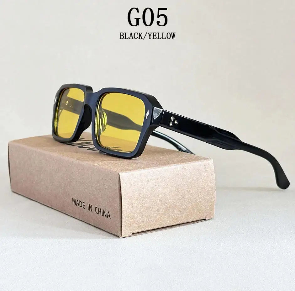 2025 Gafas de sol de mujer vintage cuadradas Gafas de sol de hombre cuadradas de moda Gafas de sol de mujer Gafas de sol de hombre envío directo