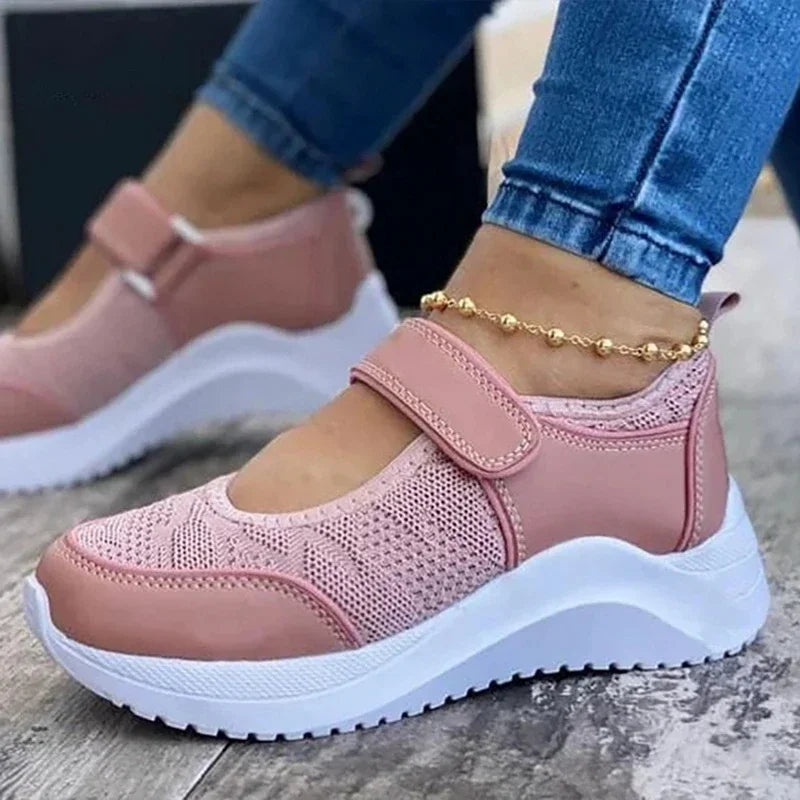 Chaussures de Danse Été Femme — Baskets Maille Respirante Plateforme