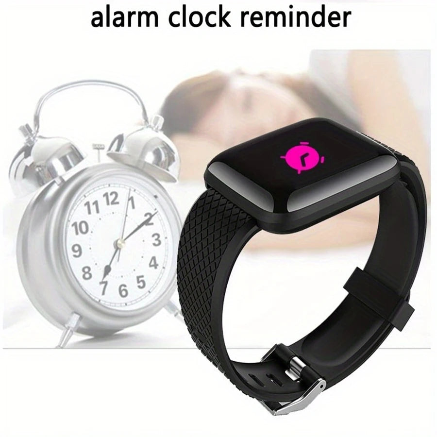 Smartwatch Fitness Message Anniversaire — Moniteur Bracelet Android iOS