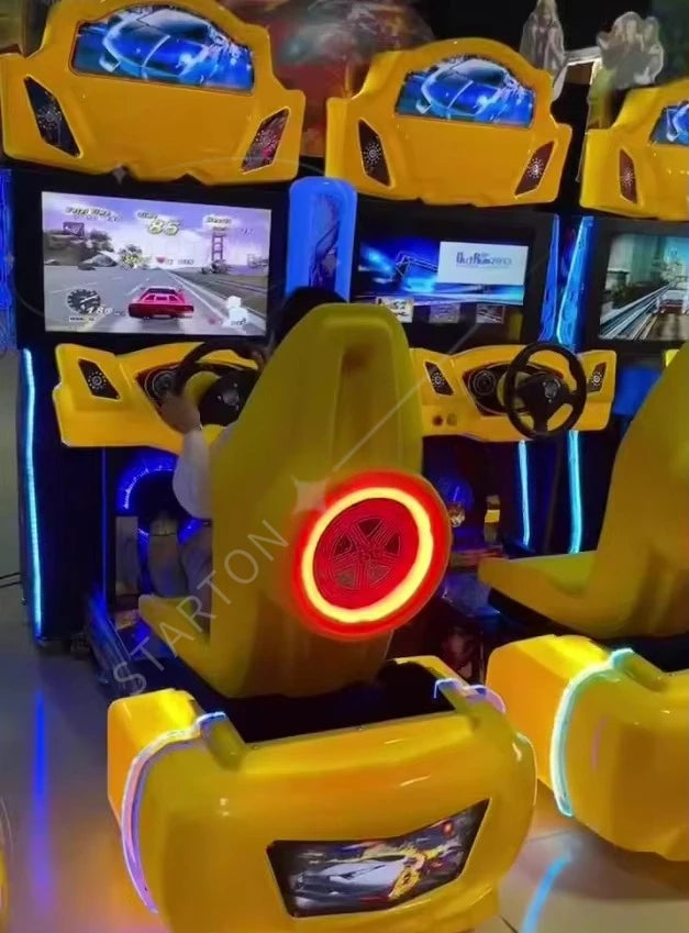 Jeux de Conduite Arcade à Pièces pour Enfants — Voitures de Course, Vidéo Cool