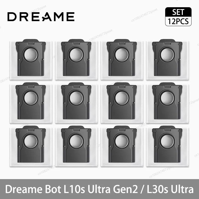 Dreame - Accesorios para robot aspirador L10s Ultra Gen2/L30s Ultra, cepillo lateral principal, paño de mopa, filtro Hepa, bolsa de polvo, piezas de repuesto