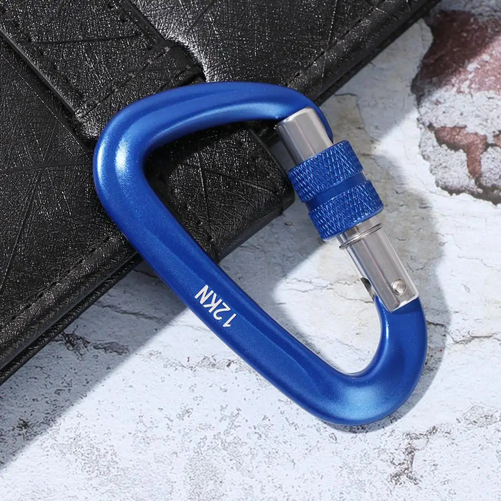 Accessoires de verrouillage principal de sécurité en aluminium de qualité, équipement de protection d'alpinisme, mousqueton professionnel, crochets pour clés d'escalade