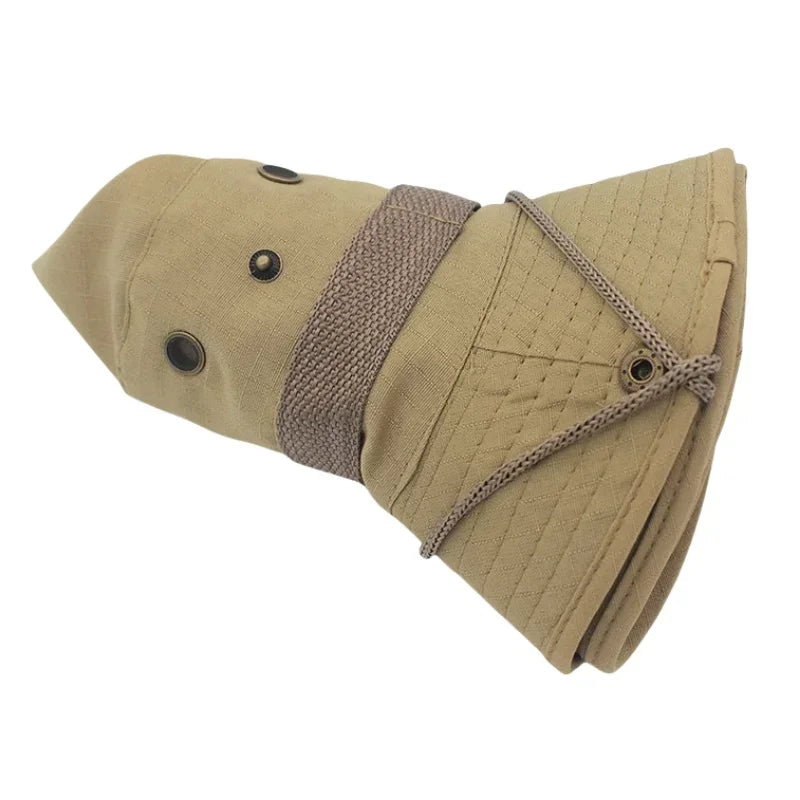 Chapeau de soleil pour hommes et femmes, casquette de Camouflage, pour Sports de plein air, seau, pêche, randonnée, chasse, 60CM