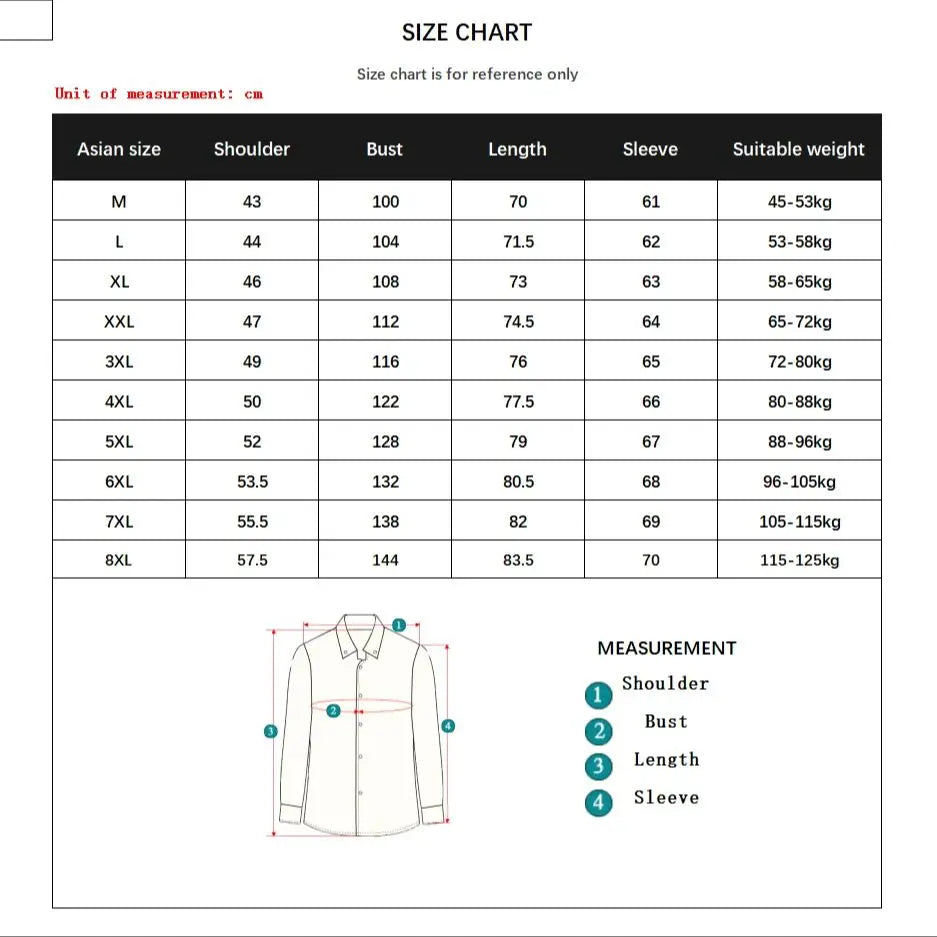 Men's Long-Sleeve Business Shirt, Plus Size, Solid Color, Classic Fashion, Basic, Casual, Slim, White, Brand Apparel, New Collection