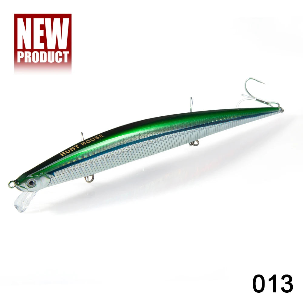Leurre de Pêche Hunthouse Tide Vairon 175mm 31g — Bar, Brochet & Jerkbait