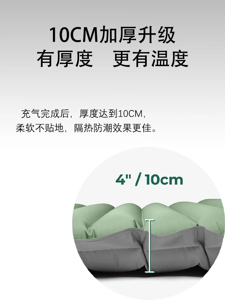 Tapis de couchage pliant pour Camping en plein Air, matelas gonflable de plage avec oreillers, tapis d'air ultraléger pour voyage et randonnée, nouveau