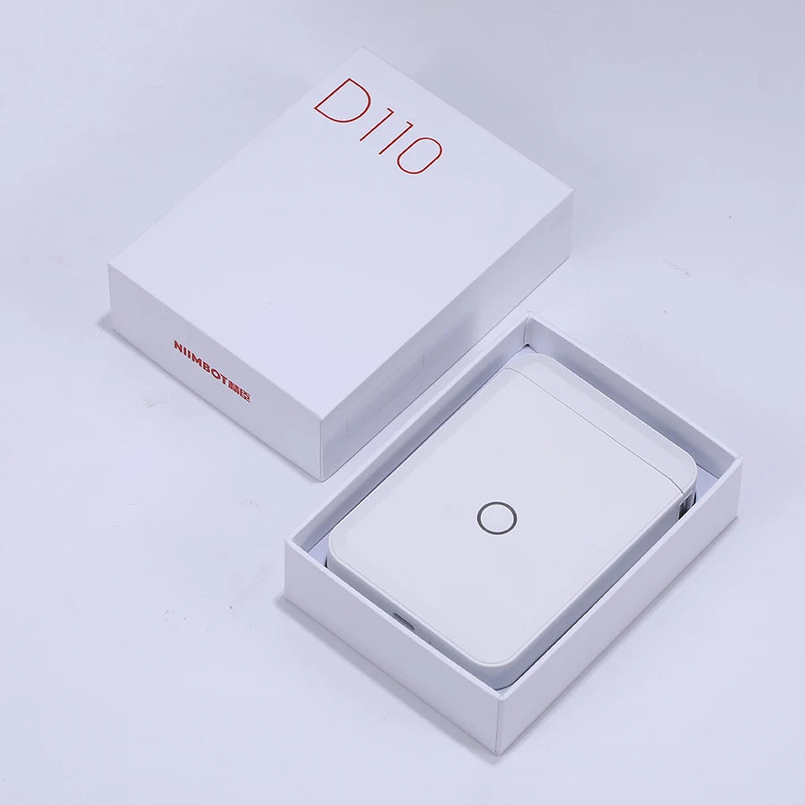 Niimbot D110 Mini Portable Thermal Printer Inkless Self-Adhesive Label Maker Sticker Printer Labeler Labeling Machine