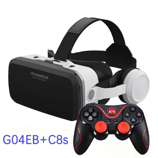 Casque VR 3D réalité virtuelle pour smartphone — lentilles, jeu vidéo (v13)