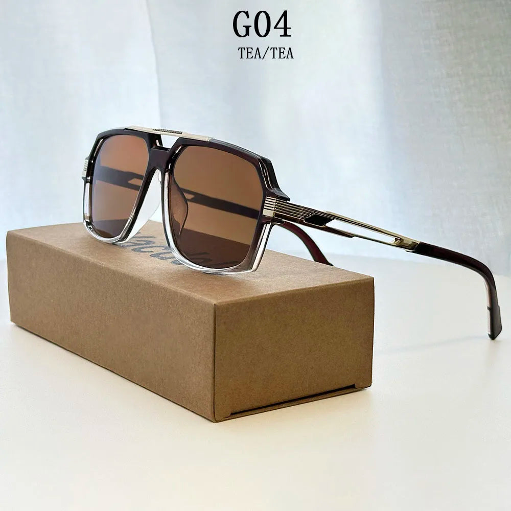 2026 Gafas de Sol de Lujo para Mujer Vintage Gafas de Sol Cuadradas para Hombre Envío Directo Gafas de Moda Gafas de Sol Hombre Gafas de Sol Mujer