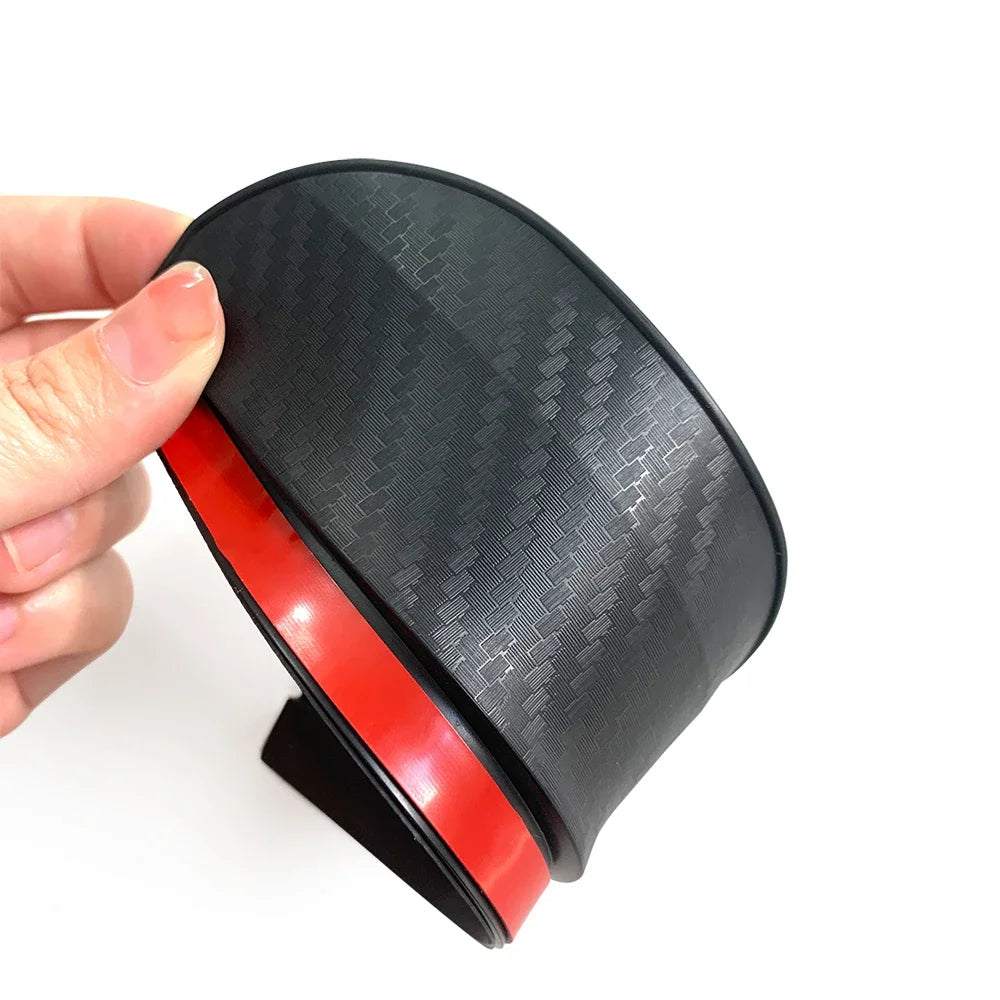 Pare-soleil en fibre de carbone pour rétroviseur de voiture, pare-soleil, protection, vision claire pour la pluie, accessoires de rétroviseur, 2 pièces
