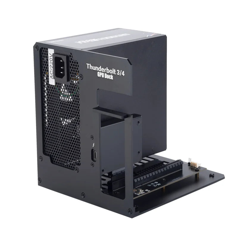 Support externe de carte graphique egpu Thunderbolt 3/4 vers pcie par alimentation ATX 7900XT/rtx4090 peut être installé