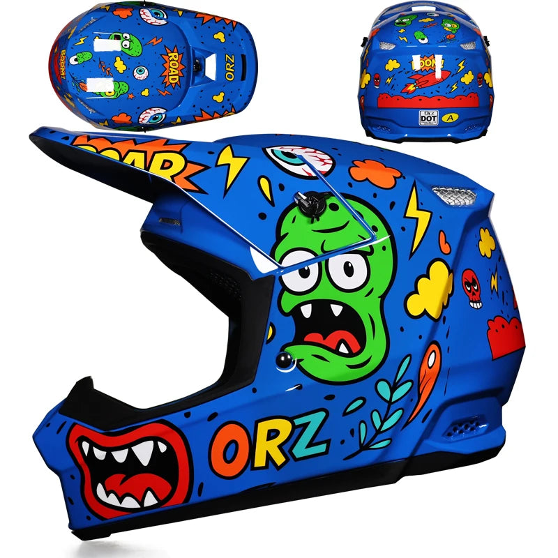 Professional Motorcycle Helmet Motocross Off-road Helmet Kids Off-road Helmet Capacete De Motocicleta