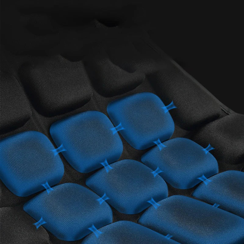 Coussin de Siège Moto 3D en Mousse Noire — Confort & Antidérapant