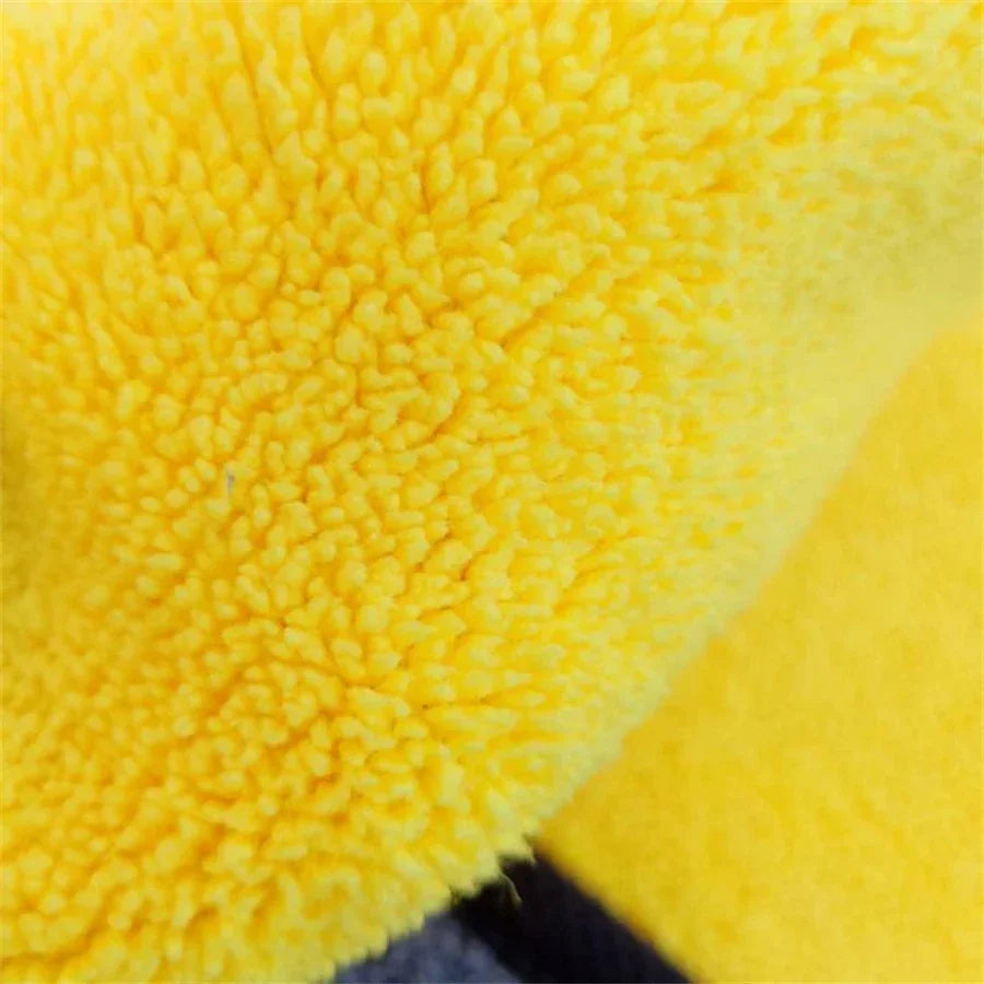 Serviette de nettoyage en microfibre épaisse, chiffon de séchage doux, serviettes de lavage de carrosserie de voiture, chiffons de nettoyage Double couche, accessoires de voiture, 1/2/6/10 pièces