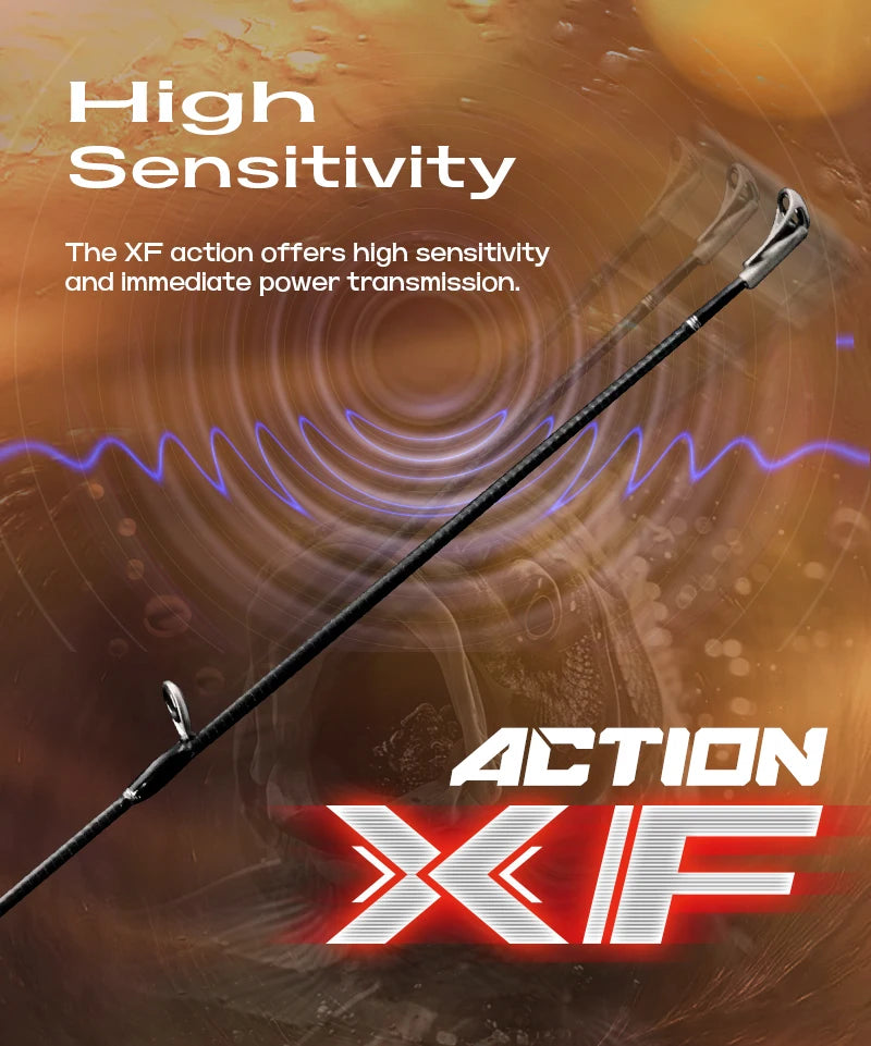 Seasir Salminus XF M/MH canne à pêche Spining & Casting FUJI O anneaux de guidage 1.83M glisser 7-9KG 4 pièces canne de voyage complète robuste