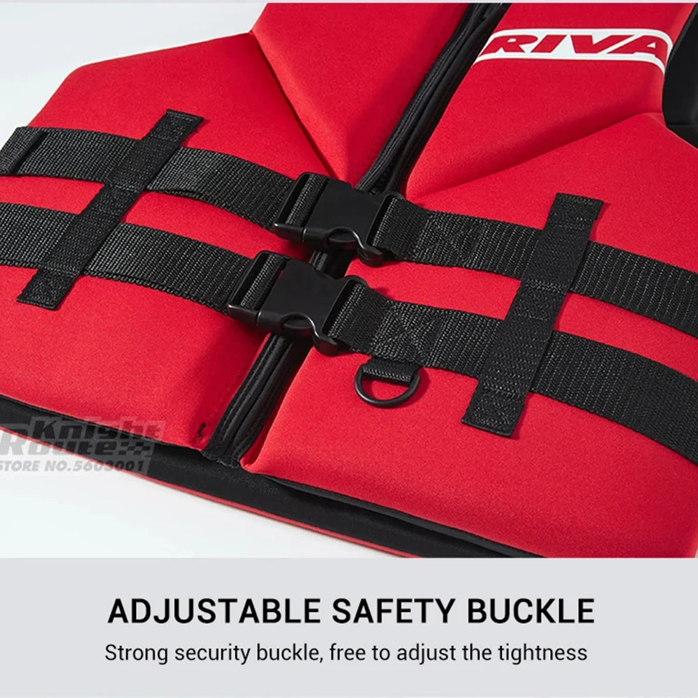 Chaleco salvavidas para adultos, surf, kayak, wakeboard, lanchas rápidas, bote de rescate, deportes acuáticos, natación, rafting, rescate