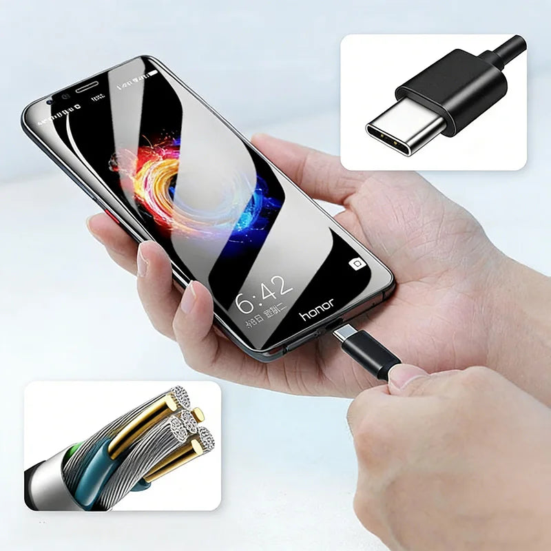 Câble USB 3.2 Type-C vers USB-A 10 Gbps 60W — Charge rapide & Transfert de données
