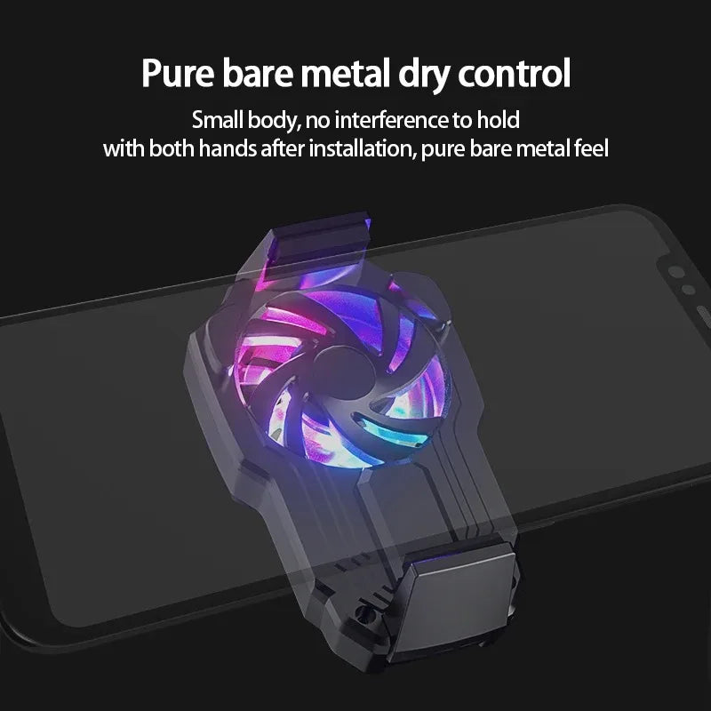 Refroidisseur téléphone clip arrière — gaming, accessoire, dissipateur de chaleur