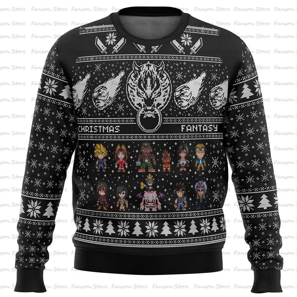 Sweat À Capuche Noël Anime Dessin Animé Couple — Mode Nouvelle Collection 2025
