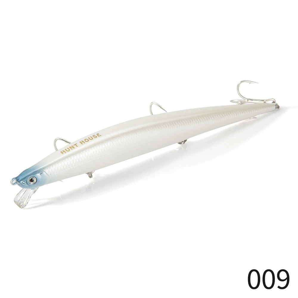 Leurre de Pêche Hunthouse Tide Vairon 175mm 31g — Bar, Brochet & Jerkbait