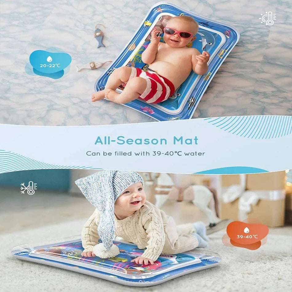 Tapis de jeu gonflable pour bébé, coussin d'eau en PVC pour nourrissons, temps du ventre, coussin d'eau pour enfants, jouets d'activité de développement pour l'éducation précoce
