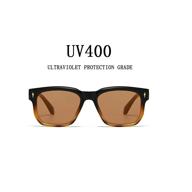 2025 Vintage Sunglasses Men Holiday Square Sunglasses Women Trendy Retro Eyewear Women Sunglasses Gafas De Sol Hombre