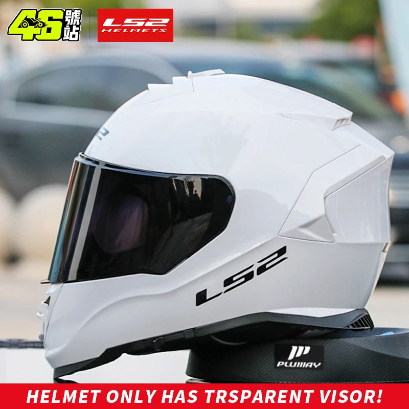 Casco de motocicleta integral LS2 STORM ff800, certificación ECE
